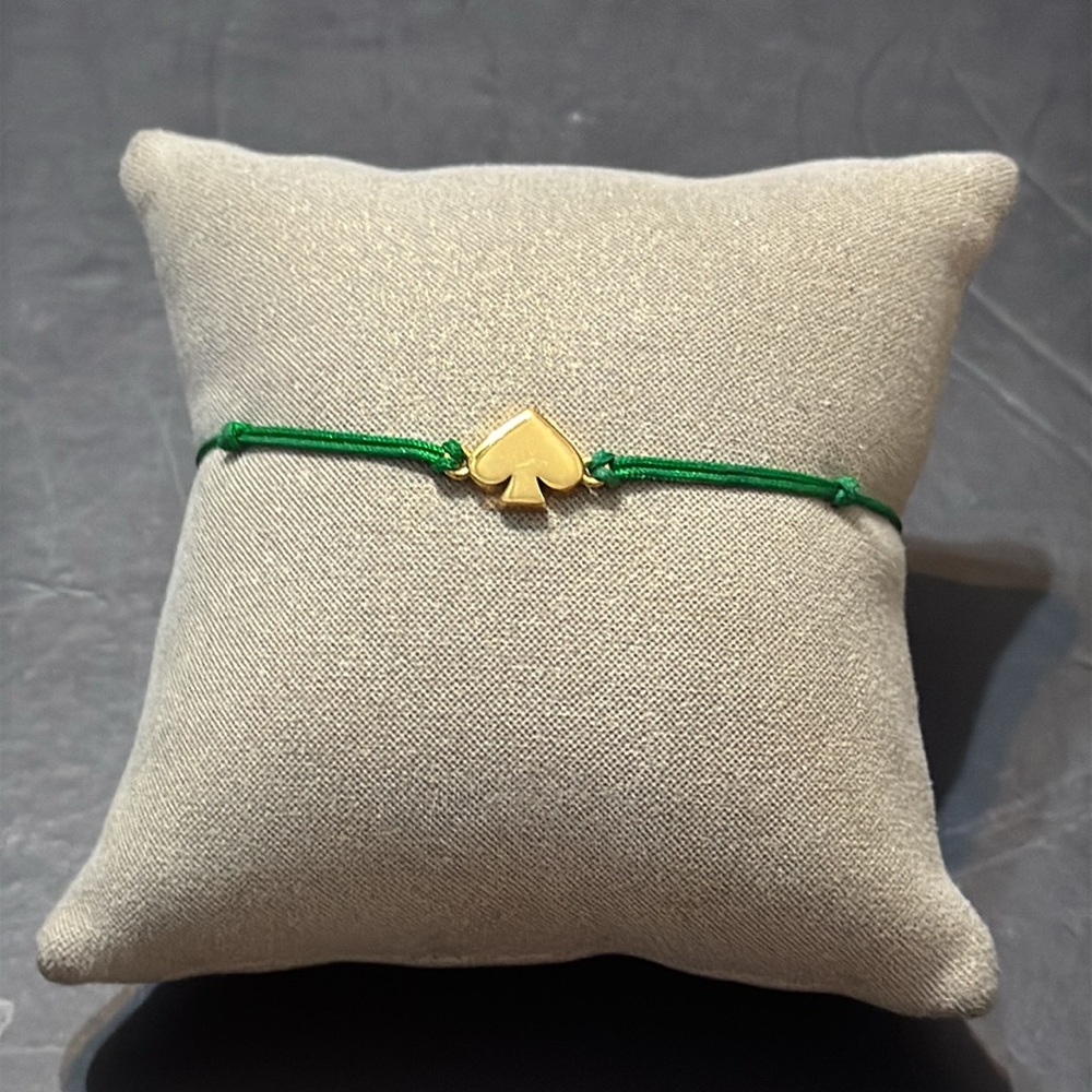 Kate spade Bracelet with Green Cord